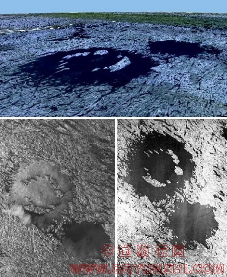 这种双陨坑现象在地球上非常罕见，它通常发现于太阳系其他岩质行星或卫星表面