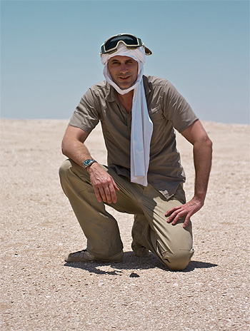 author w. meteorite find.jpg