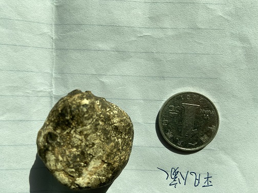 1号石头，重量35.6g，无磁性