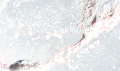 磨面有银亮色金属颗粒